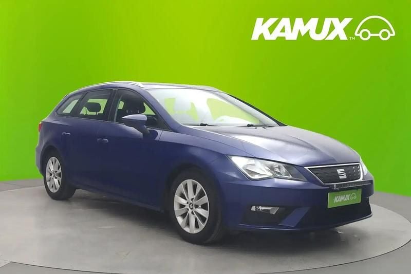 Käytetty Seat Leon ST Ecomotive 116 HP (85 kW) 2019 Sininen Farmari