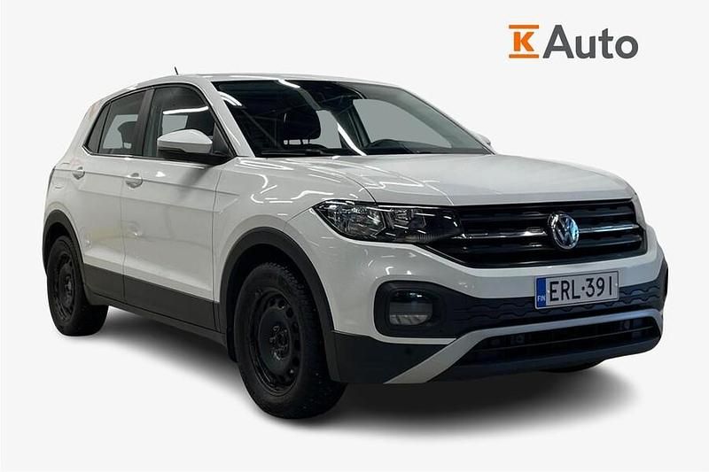 Käytetty VW T-Cross 95 HP (69 kW) 2019 Valkoinen Katumaasturi