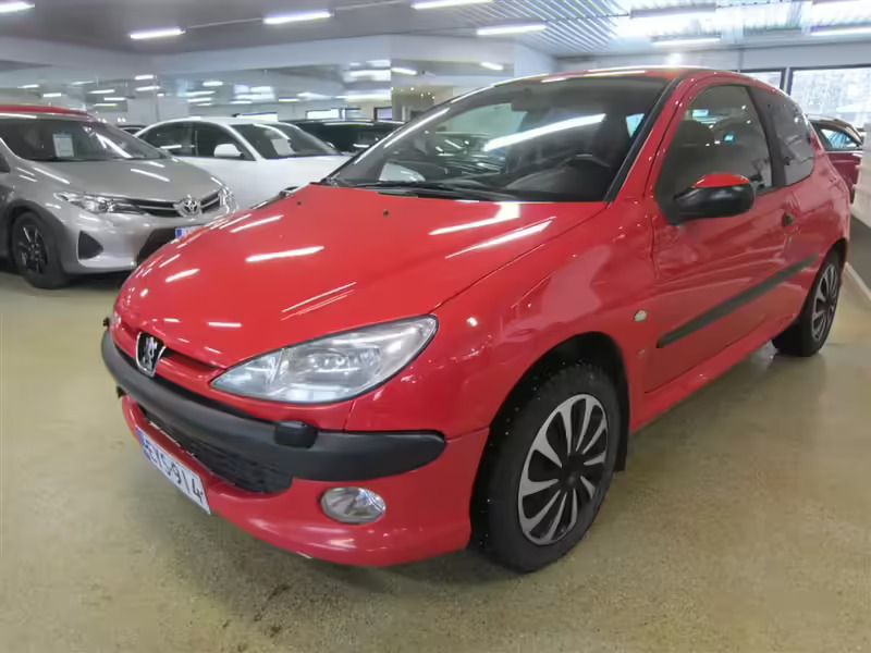Punainen Käytetty 2001 Peugeot 206 Viistoperä | 2 700 € - Kuva 1/4