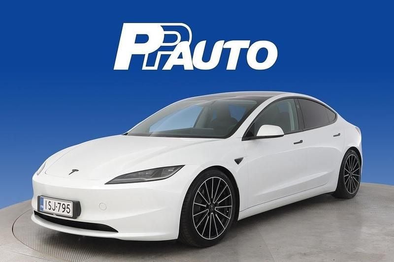 Valkoinen Käytetty 2024 Tesla Model 3 RWD Sedan | 36 480 € (Hieman kallis) - Kuva 1/4