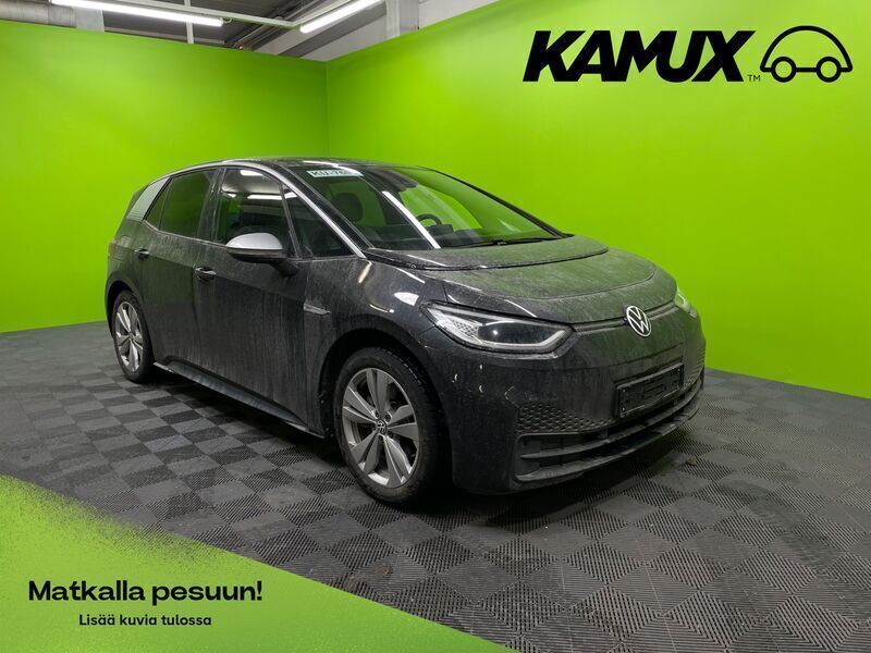 Harmaa Käytetty 2021 VW ID.3 Pro Performance Viistoperä | 31 490 € - Kuva 1/3