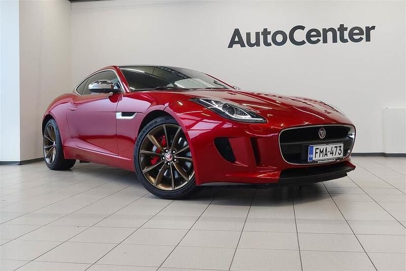 Punainen Käytetty 2015 Jaguar F-Type Coupe - kaksiovinen | 54 800 € - Kuva 1/4
