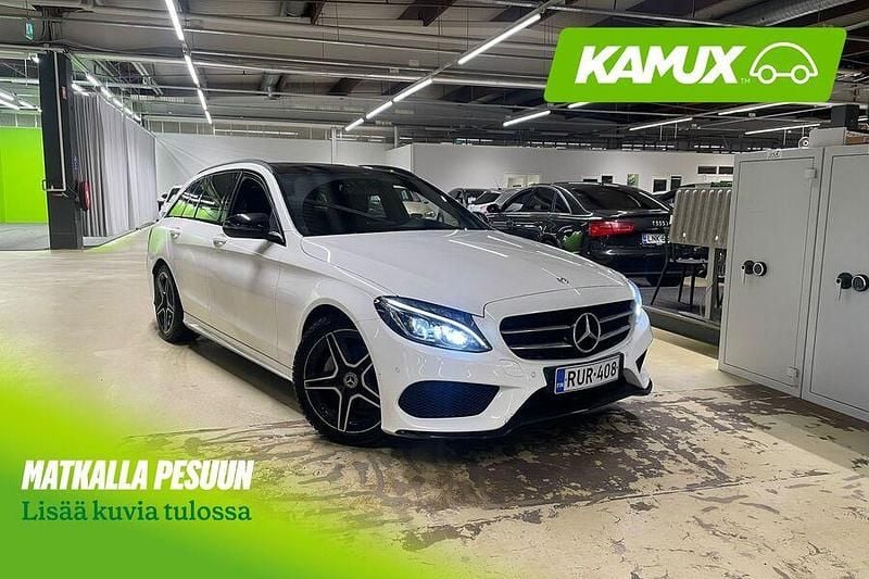 Valkoinen Käytetty 2018 Mercedes C200 Business Farmari | 26 480 € (Perustarjous) - Kuva 1/3