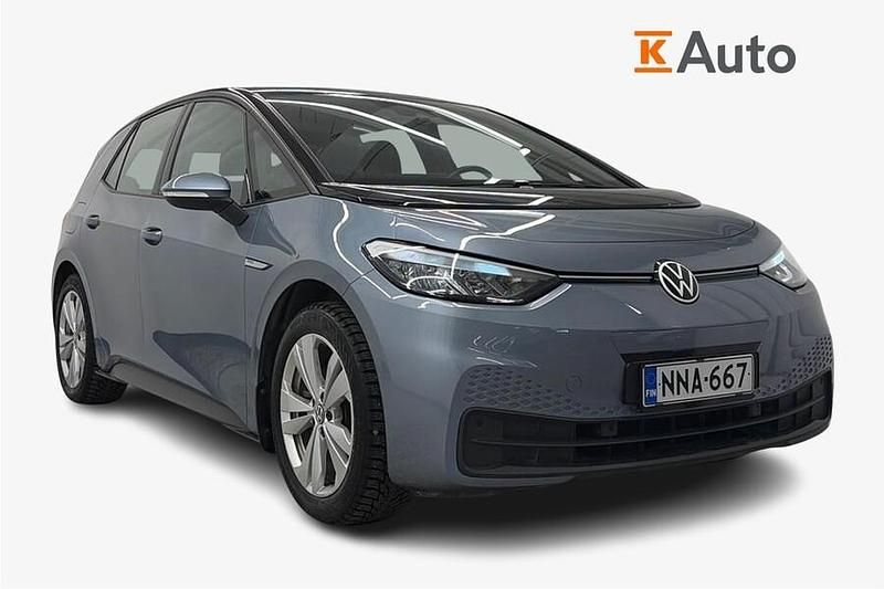 Käytetty VW ID.3 Pro Performance 150 kW (204 HP) 2021 Sininen Viistoperä