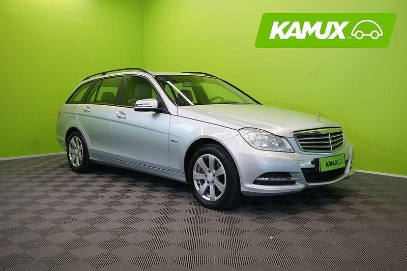 Hopea / harmaa Käytetty 2011 Mercedes C200 Farmari | 7 850 € (Perustarjous) - Kuva 1/3