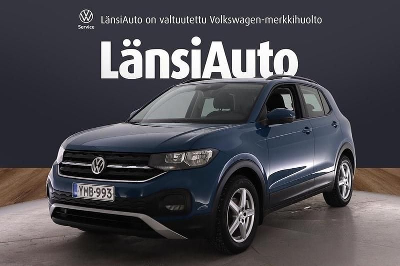 Käytetty VW T-Cross 95 HP (69 kW) 2020 Sininen Katumaasturi