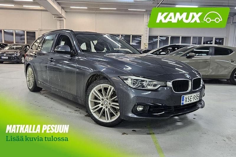 Hopea / harmaa Käytetty 2018 BMW 318 Farmari | 13 990 € (Perustarjous) - Kuva 1/3
