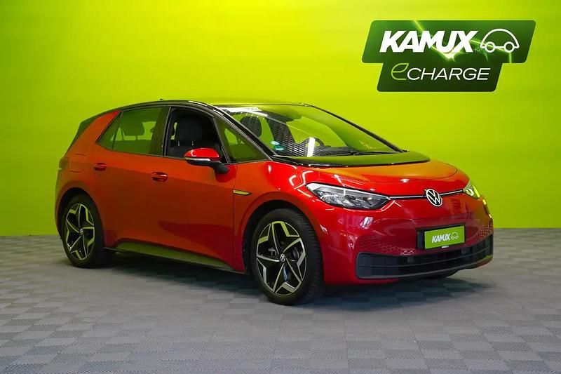 Punainen Käytetty 2022 VW ID.3 Pro Viistoperä | 22 350 € (Perustarjous) - Kuva 1/4