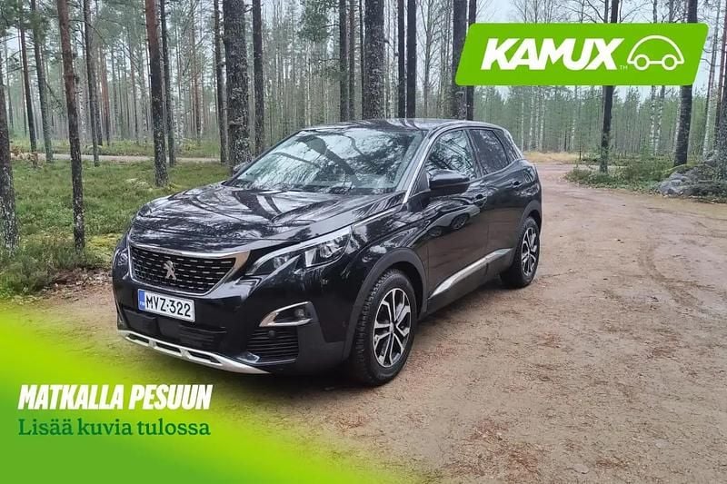 Käytetty Peugeot 3008 Allure 131 HP (96 kW) 2020 Musta Katumaasturi