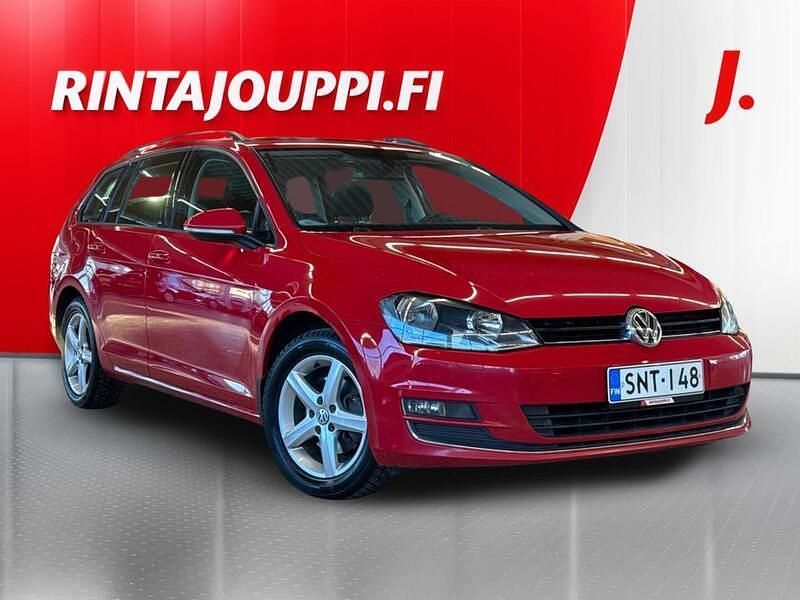 Käytetty VW Golf VII Allstar 110 HP (80 kW) 2016 Punainen Farmari