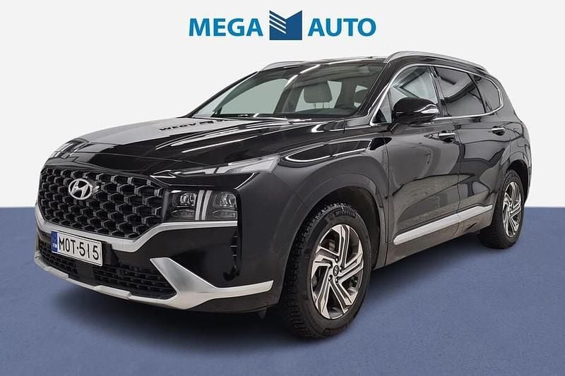 Käytetty Hyundai Santa Fe Premium 265 HP (194 kW) 2021 Musta Katumaasturi