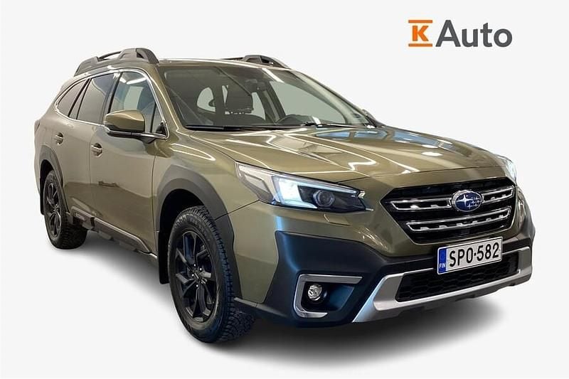 Vihreä Käytetty 2023 Subaru Outback Farmari | 38 900 € (Hieman kallis) - Kuva 1/3