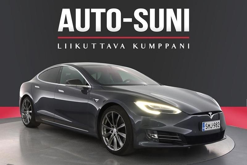 Harmaa Käytetty 2017 Tesla Model S Viistoperä | 28 390 € - Kuva 1/3