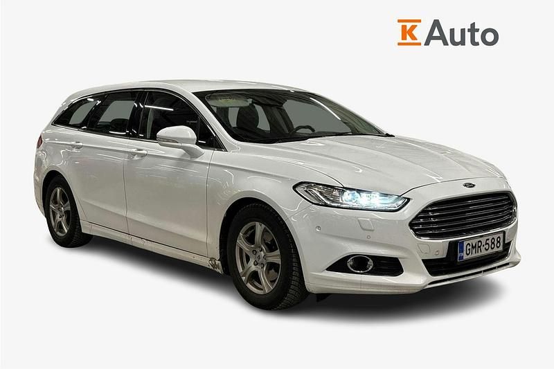 Valkoinen Käytetty 2017 Ford Mondeo Titanium Farmari | 9 400 € (Perustarjous) - Kuva 1/4