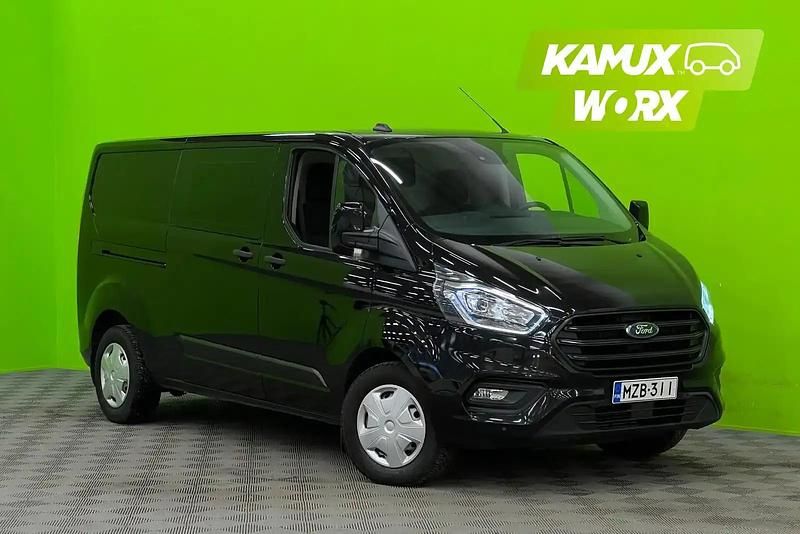 Musta Käytetty 2021 Ford Transit Custom Trend Van | 17 390 € (Hyvä tarjous) - Kuva 1/4