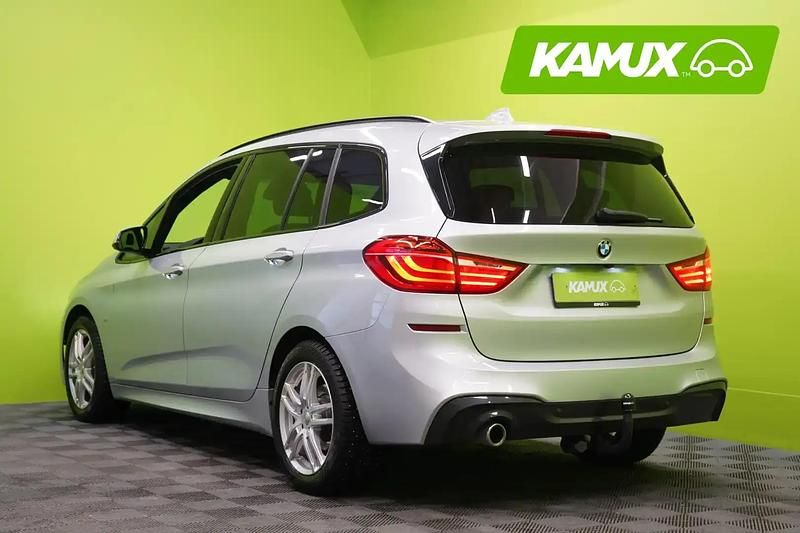 Käytetty BMW 218 Gran Tourer M Sport 136 HP (100 kW) 2021 Hopea / harmaa Tila-auto