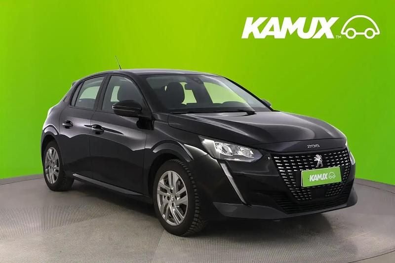Käytetty Peugeot 208 Active 101 HP (74 kW) 2022 Musta Viistoperä