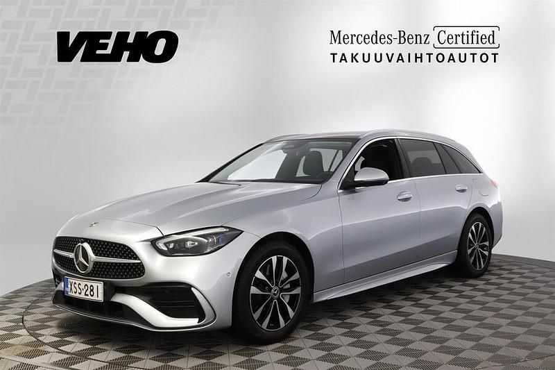 Hopea Käytetty 2022 Mercedes C300e Business Farmari | 40 900 € (Hieman kallis) - Kuva 1/4