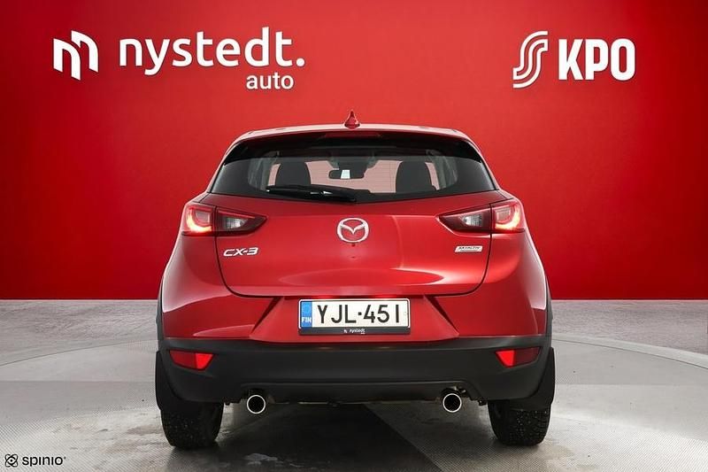 Käytetty Mazda CX-3 Touring 120 HP (88 kW) 2017 Punainen Katumaasturi