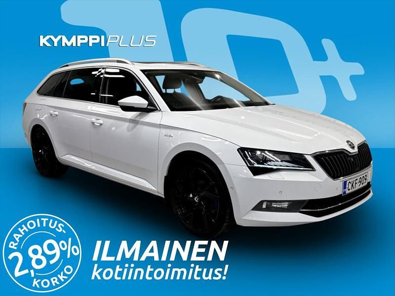 Valkoinen Käytetty 2015 Skoda Superb LAURIN & KLEMENT Farmari | 17 790 € - Kuva 1/2