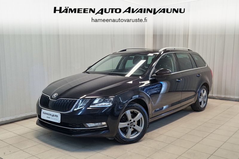 Musta Käytetty 2020 Skoda Octavia G-TEC Ambition Farmari | 15 500 € (Perustarjous) - Kuva 1/4