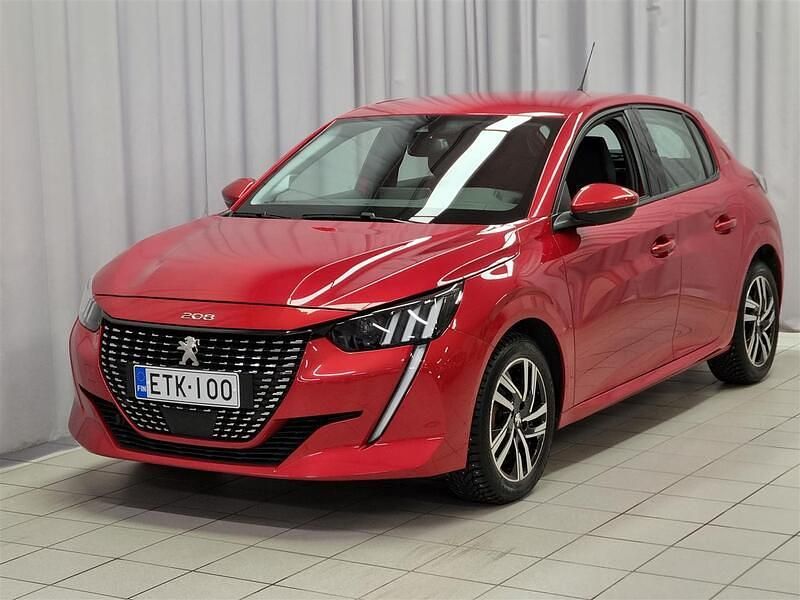 Punainen Käytetty 2019 Peugeot 208 Allure Viistoperä | 11 900 € (Perustarjous) - Kuva 1/4