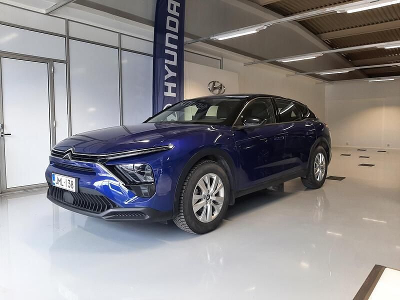 Sininen Käytetty 2022 Citroën C5 X Feel Farmari | 23 890 € - Kuva 1/3