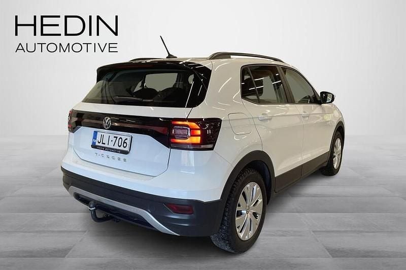 Käytetty VW T-Cross 95 HP (69 kW) 2019 Valkoinen Katumaasturi