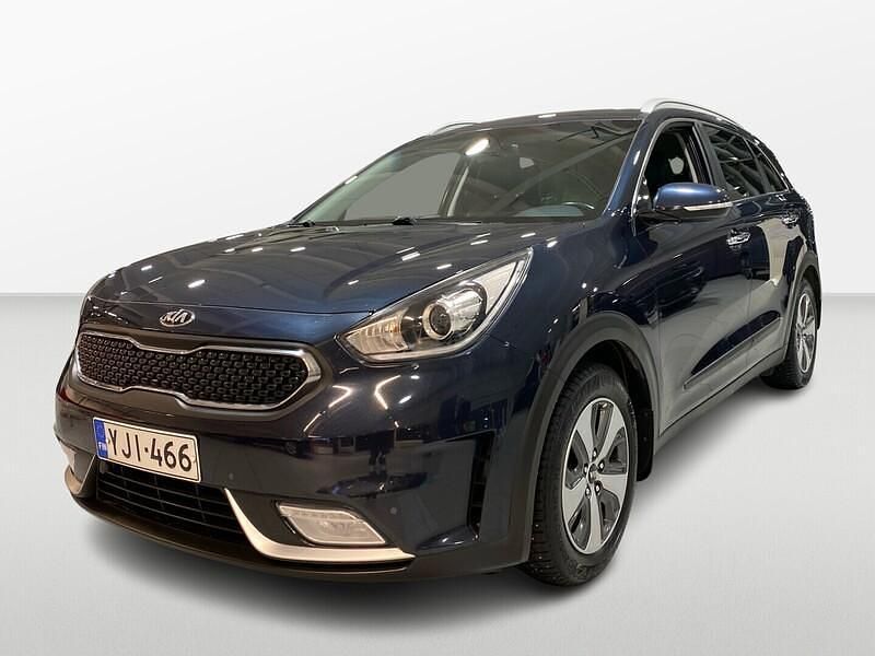 Käytetty Kia Niro EX 105 HP (77 kW) 2016 Sininen Katumaasturi