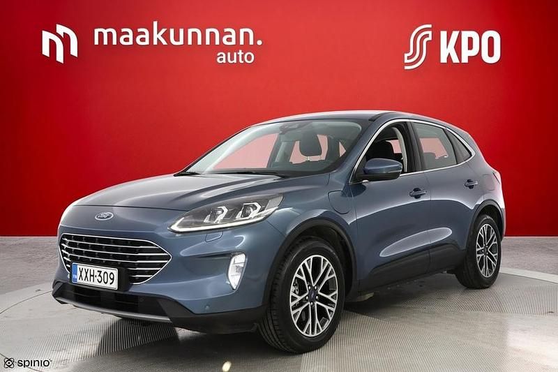 Sininen Käytetty 2020 Ford Kuga Titanium Katumaasturi | 19 990 € (Perustarjous) - Kuva 1/3