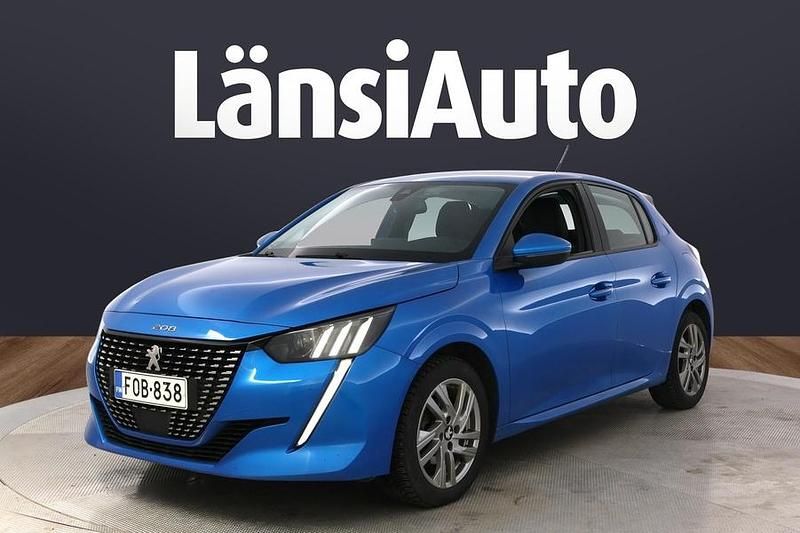 Käytetty Peugeot 208 Allure 101 HP (74 kW) 2019 Sininen Viistoperä