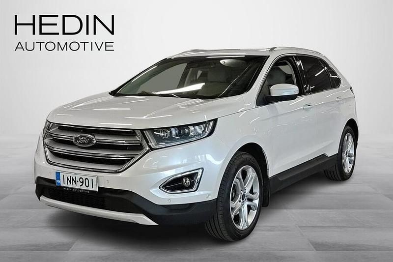 Valkoinen Käytetty 2017 Ford Edge Titanium Katumaasturi | 21 690 € (Perustarjous) - Kuva 1/4