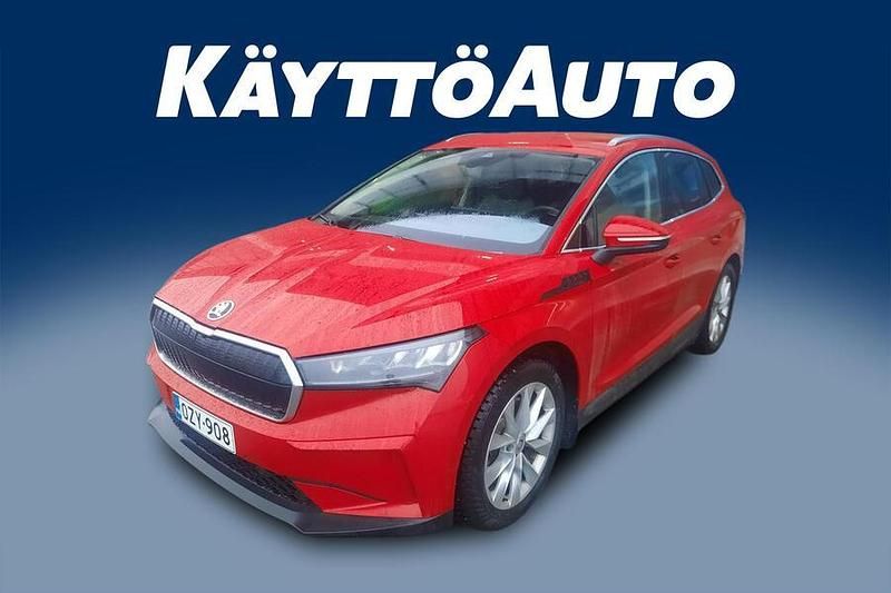 Punainen Käytetty 2023 Skoda Enyaq iV Katumaasturi | 38 400 € (Perustarjous) - Kuva 1/4