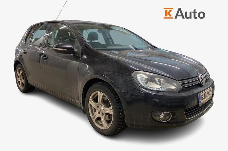 Käytetty VW Golf VI Highline 122 HP (89 kW) 2011 Musta Viistoperä
