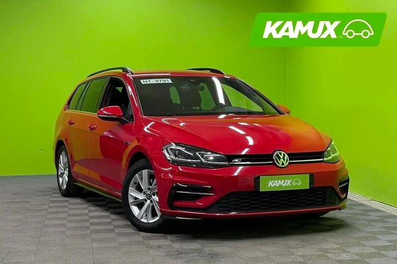 Punainen Käytetty 2019 VW Golf VII R-line Farmari | 20 890 € (Hieman kallis) - Kuva 1/4