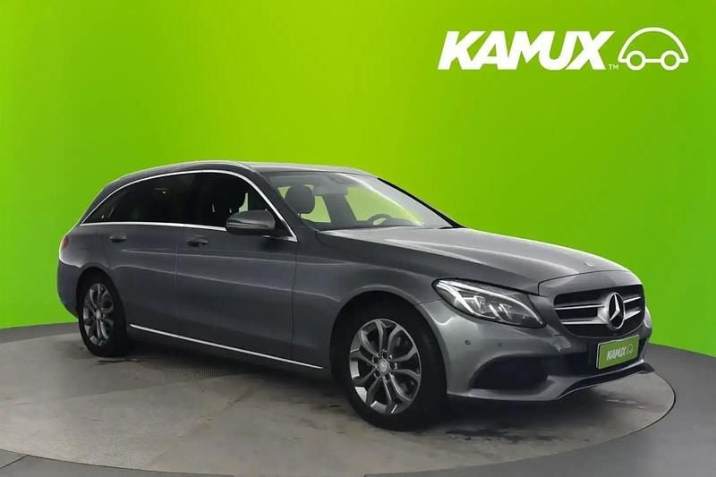 Hopea / harmaa Käytetty 2016 Mercedes C180 Business Farmari | 15 870 € (Hyvä tarjous) - Kuva 1/4