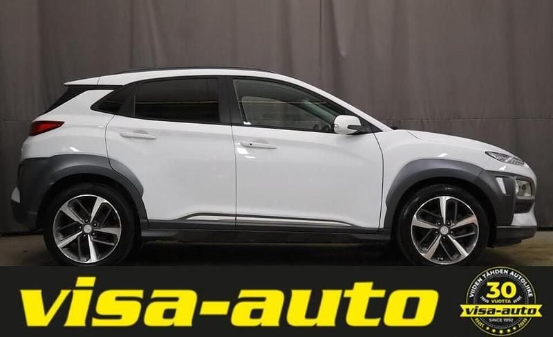 Käytetty Hyundai Kona Style 177 HP (130 kW) 2019 Valkoinen Katumaasturi