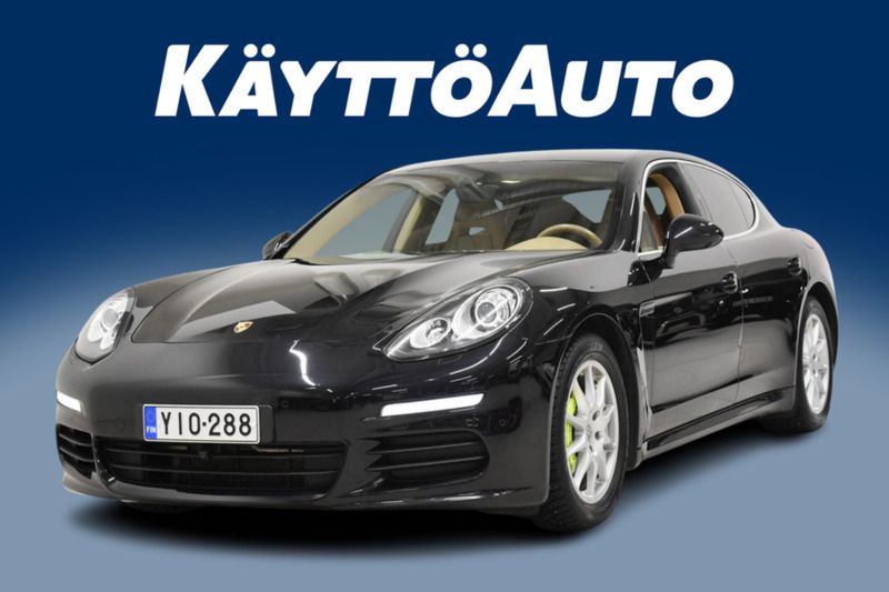 Musta Käytetty 2014 Porsche Panamera S E-Hybrid Sedan | 28 900 € - Kuva 1/4