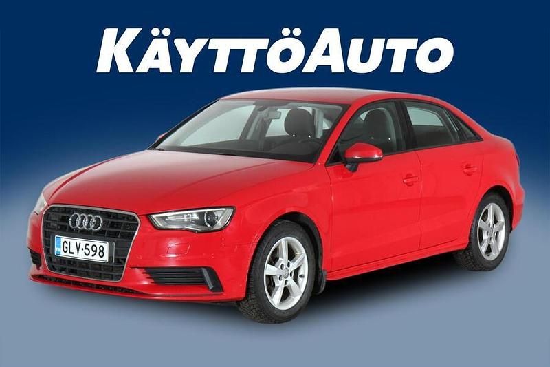 Punainen Käytetty 2015 Audi A3 Business Sedan | 12 400 € (Perustarjous) - Kuva 1/1