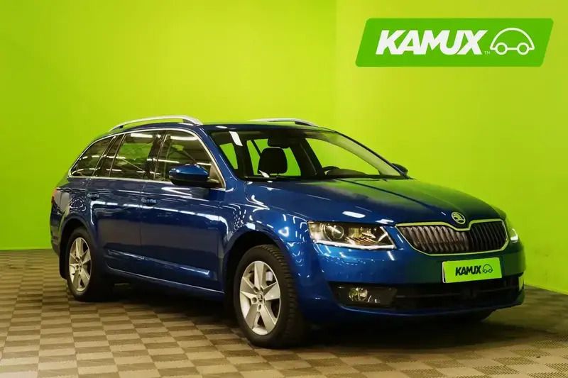 Sininen Käytetty 2014 Skoda Octavia Elegance Farmari | 12 200 € (Perustarjous) - Kuva 1/4