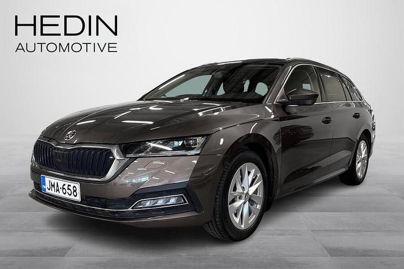 Ruskea Käytetty 2021 Skoda Octavia G-TEC Style Farmari | 17 990 € (Hyvä tarjous) - Kuva 1/4