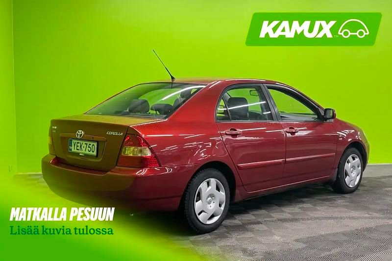 Käytetty Toyota Corolla Terra 110 HP (80 kW) 2002 Punainen Sedan