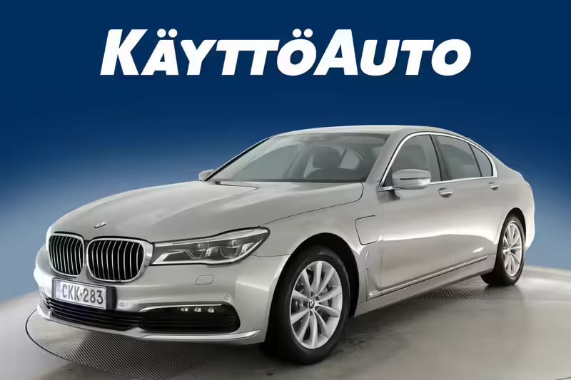 Harmaa Käytetty 2016 BMW 740 Exclusive Sedan | 25 900 € - Kuva 1/4