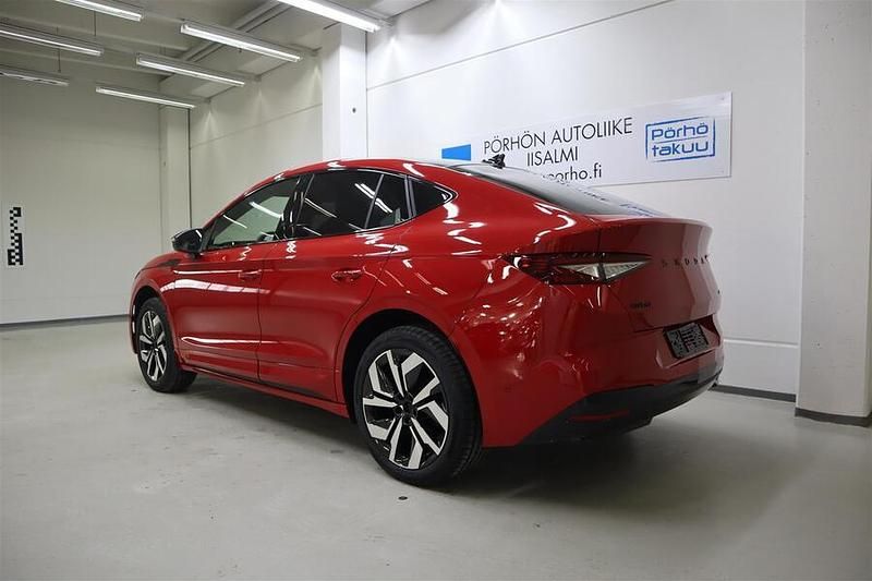 Uusi Skoda Enyaq iV SportLine 210 kW (286 HP) 2025 Punainen Katumaasturi