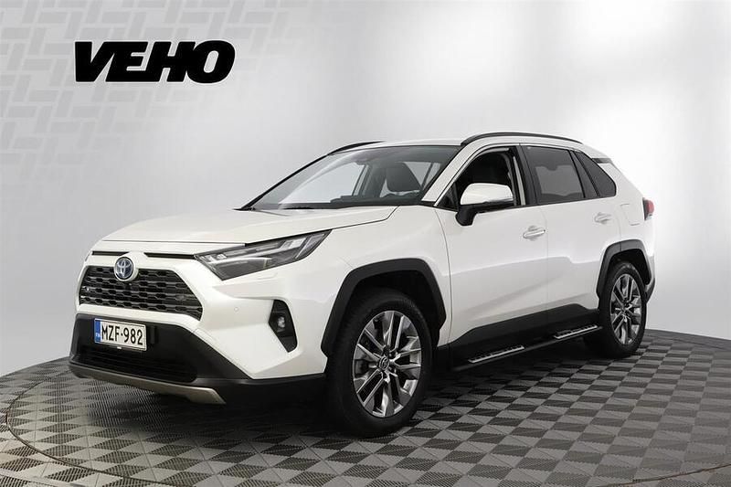 Valkoinen Käytetty 2022 Toyota RAV4 Hybrid Premium Katumaasturi | 43 800 € (Perustarjous) - Kuva 1/4