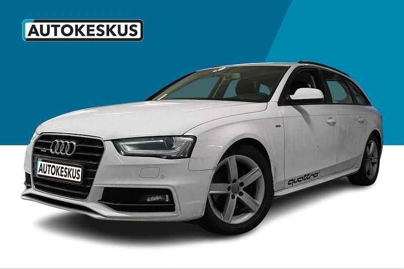 Valkoinen Käytetty 2014 Audi A4 Farmari | 15 490 € (Perustarjous) - Kuva 1/2