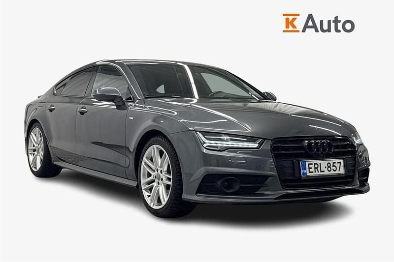 Harmaa Käytetty 2015 Audi A7 S-Line Viistoperä | 28 900 € - Kuva 1/3
