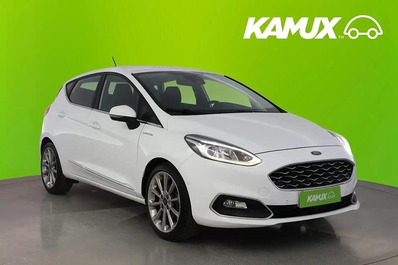 Valkoinen Käytetty 2018 Ford Fiesta Vignale Viistoperä | 13 890 € (Perustarjous) - Kuva 1/4