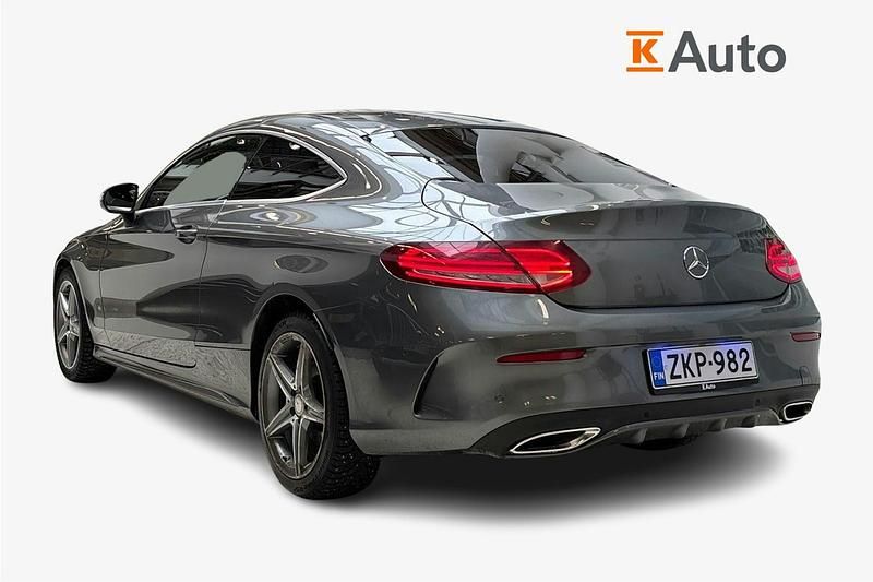 Käytetty Mercedes C200 184 HP (135 kW) 2015 Harmaa Coupe - kaksiovinen