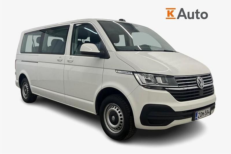 Valkoinen Käytetty 2022 VW Caravelle Comfortline Tila-auto | 55 740 € (Perustarjous) - Kuva 1/3